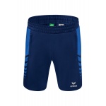 Erima Sport-Hose Six Wings Worker Shorts kurz (100% Polyester, ohne Innenslip, bequem) royalblau/navyblau Jungen